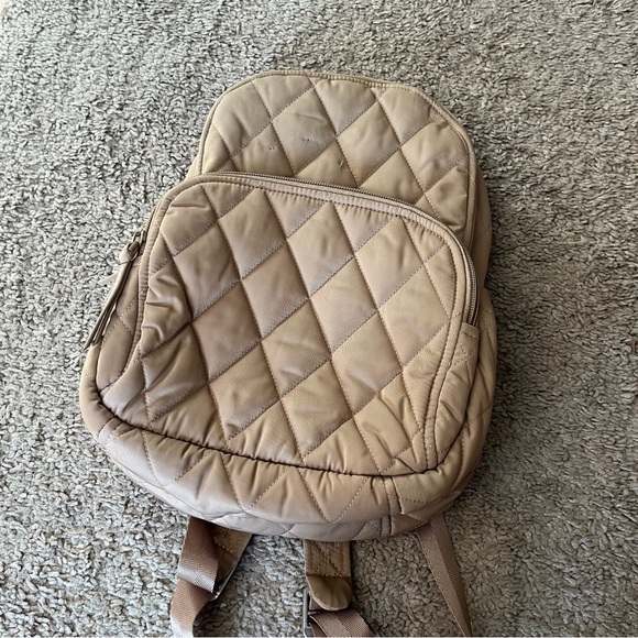 Vera Bradley Small Banbury Backpack | Tiger’s Eye | Polyester Twill - Picture 2 of 12